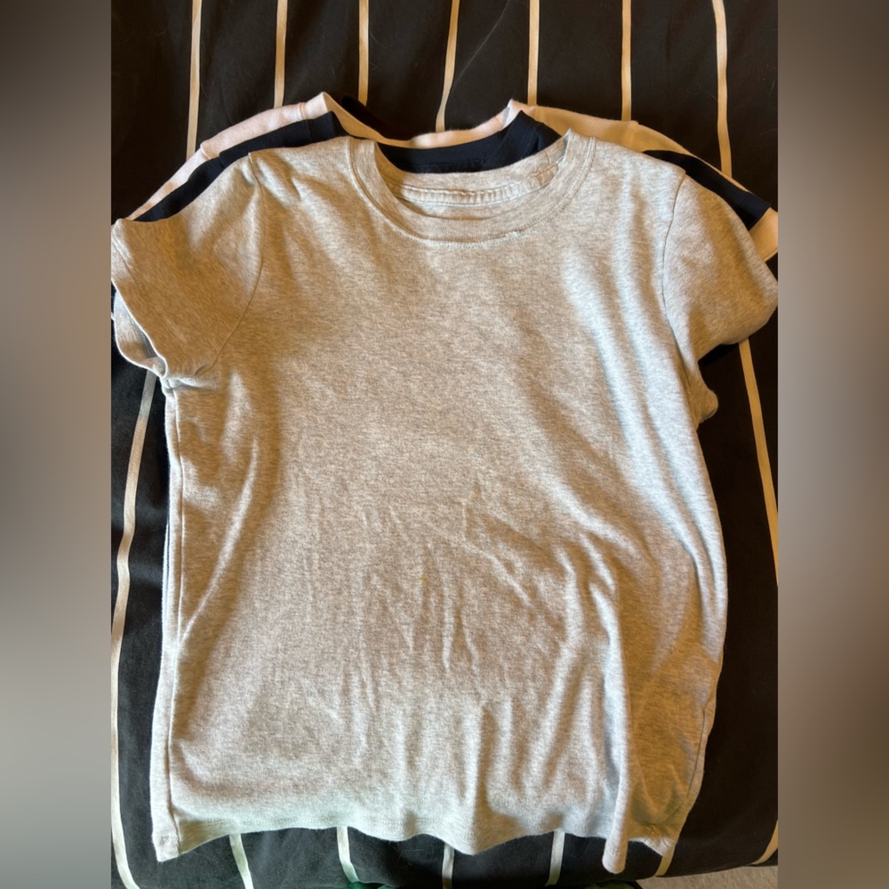 Light Grey Hollister Baby Tee
